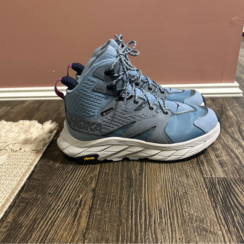 NWOT Hoka Anacapa Mid Gore-Tex Hiking Boots Women's Sz 9 Blue